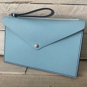 Marc by Marc Jacobs Leather Tiffany Blue Clutch